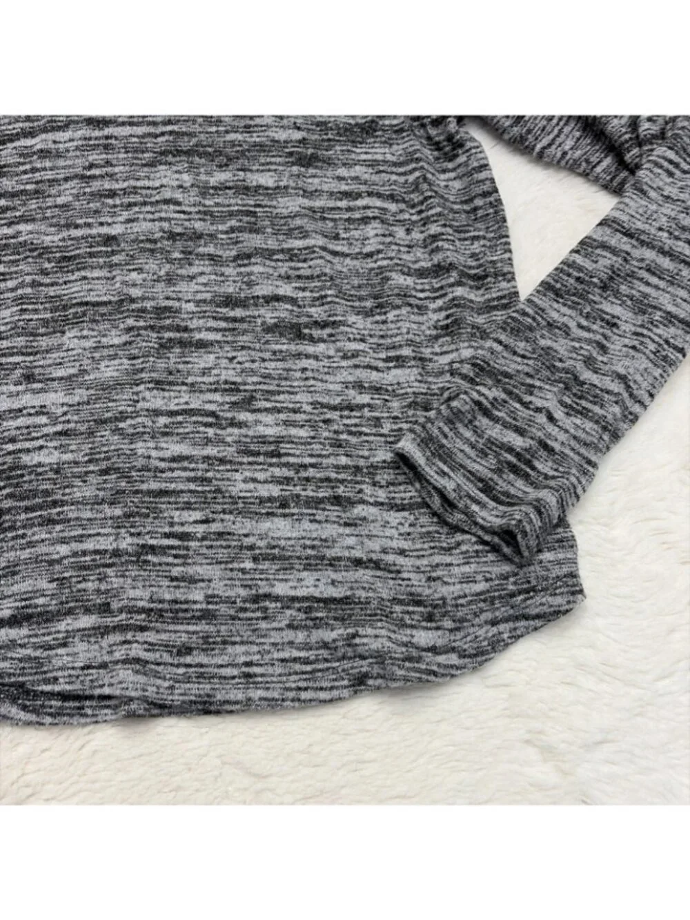 Old Navy Girls Static Gray Long Sleeve Lounge Tee XL 14/16